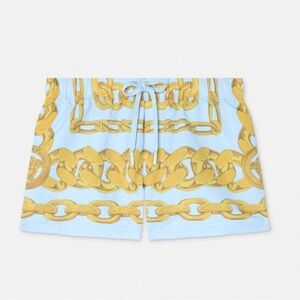 VERSACE UNDERWEAR Blue & Yellow Medusa Chains

Swim Shorts NWT Sz 3